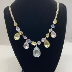 Jennifer Lopez Pastel Rhinestone Necklace